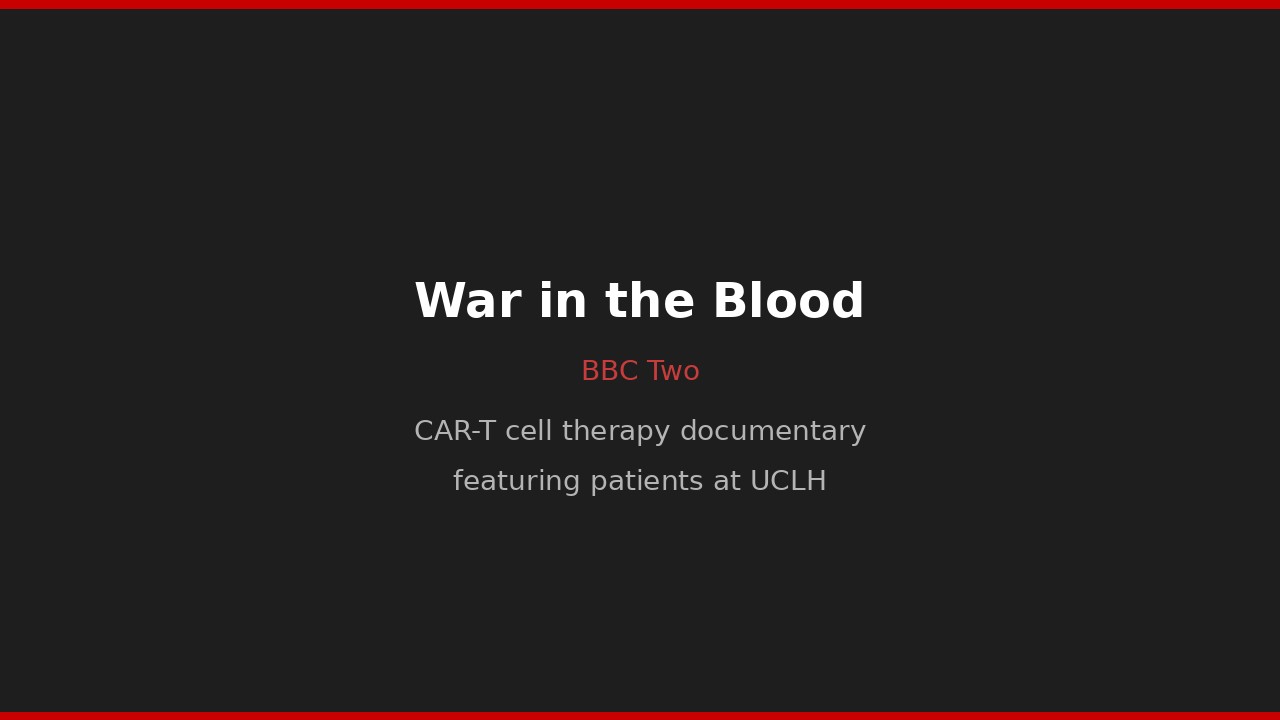 BBC Two: War in the Blood